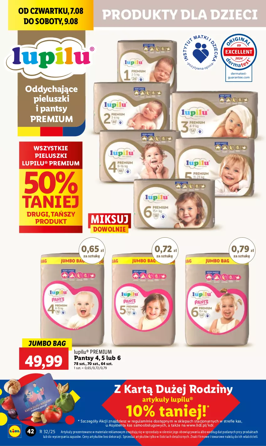 Gazetka promocyjna Lidl - GAZETKA - ważna 07.08 do 09.08.2025 - strona 50 - produkty: Dzieci, O Bag