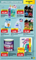 Gazetka promocyjna Lidl - GAZETKA - Gazetka - ważna od 09.08 do 09.08.2025 - strona 55 - produkty: Papier, Papier toaletowy, Velvet, Płyn do płukania, Ręcznik, Moments, Flora