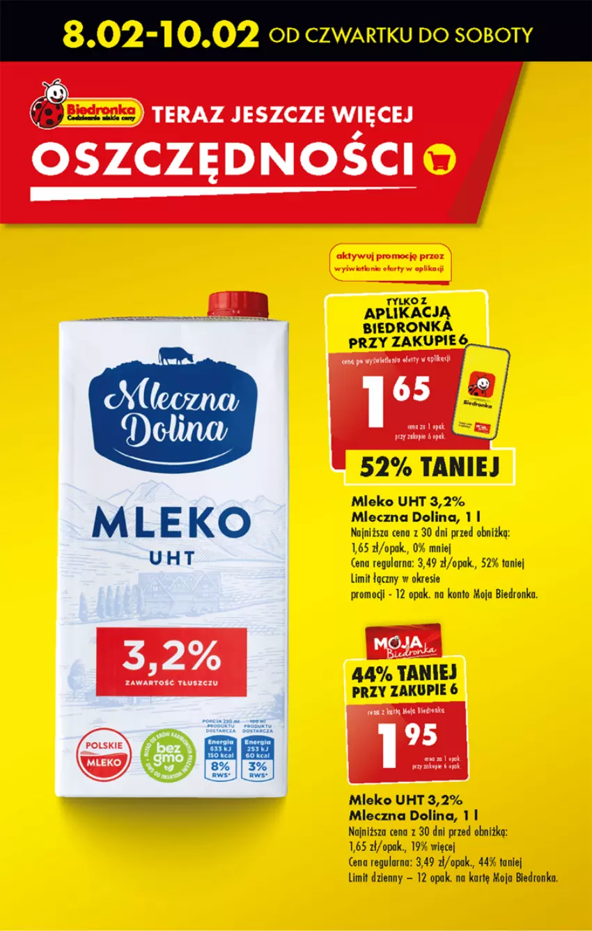 Gazetka promocyjna Biedronka - Od czwartku - ważna 08.02 do 14.02.2024 - strona 13 - produkty: Mleko, Tera