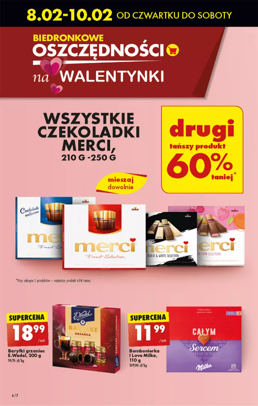 Gazetka promocyjna Biedronka - Od czwartku - ważna 08.02 do 14.02.2024 - strona 8 - produkty: Merci, Milka