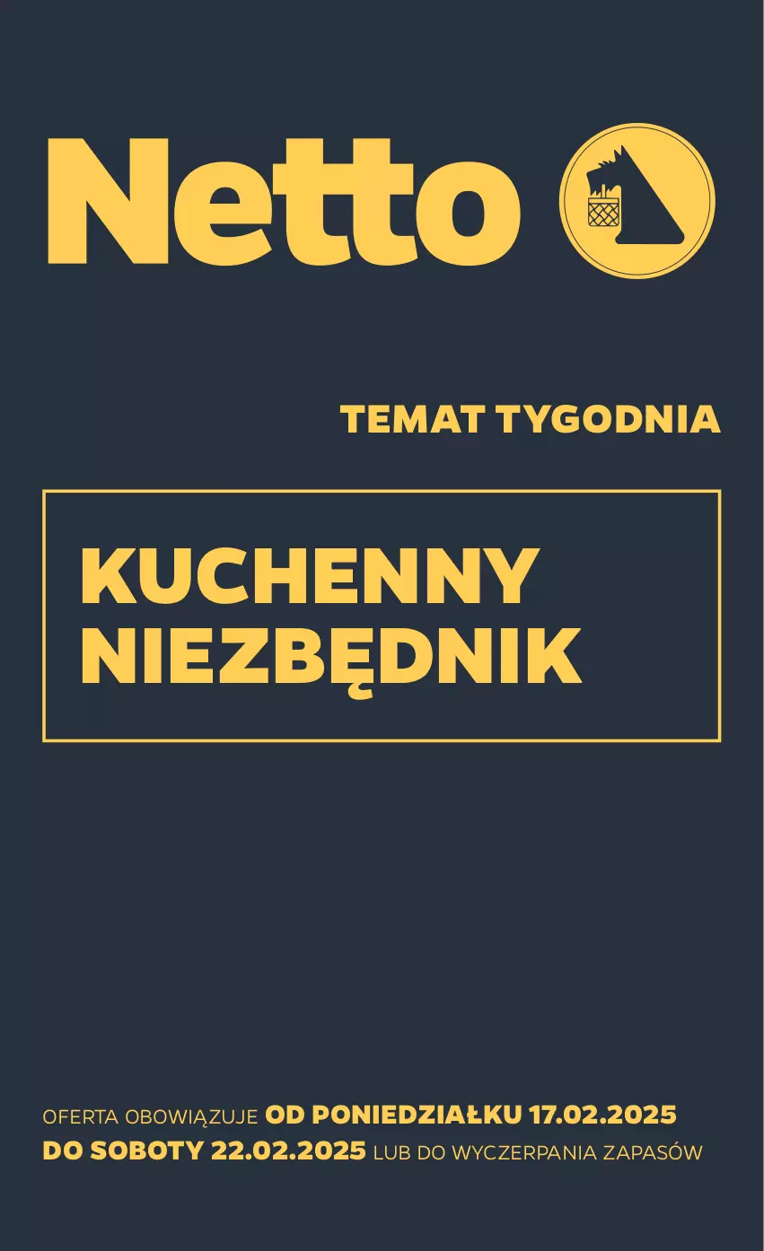 Gazetka promocyjna Netto - Od Poniedziałku Przemysłowa - ważna 17.02 do 22.02.2025 - strona 1