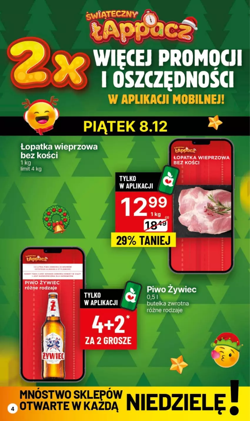 Gazetka promocyjna Delikatesy Centrum - NOWA GAZETKA Delikatesy Centrum od 7 grudnia! 7-13.12.2023 - ważna 07.12 do 13.12.2023 - strona 4 - produkty: Piwo