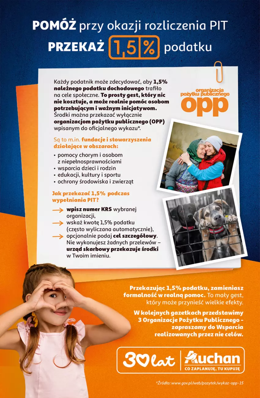 Gazetka promocyjna Auchan - 30 Lat Hipermarket - ważna 26.02 do 04.03.2026 - strona 44 - produkty: Dzieci, Kosz, Por, Sport