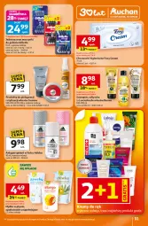 Gazetka promocyjna Auchan - 30 Lat Hipermarket - Gazetka - ważna od 04.03 do 04.03.2026 - strona 31 - produkty: Mydło w płynie, Ryż, Adidas, Perfecta, Joanna, Chusteczki, Szampon, Gillette, Foxy, Odżywka, Mydło, Olej, Antyperspirant, Luksja, Fa