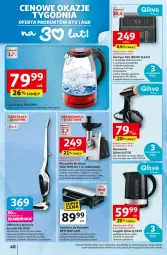 Gazetka promocyjna Auchan - 30 Lat Hipermarket - Gazetka - ważna od 04.03 do 04.03.2026 - strona 40 - produkty: Piec, Odkurzacz, Mop, Gra, Przewód, Czajnik, Szczotka, Szynka, Tefal, Opiekacz do kanapek, Szatkownica, Maszynka, Parownica, Fa