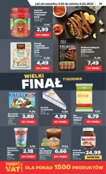 Gazetka promocyjna Netto - Gazetka spożywcza - Gazetka - ważna od 05.02 do 05.02.2022 - strona 15 - produkty: Pierogi, Nutella, Ser, Favita, Brie, Papryka, Mlekovita, Tofu, Lody, Virtu, Podlaski, Roślinne kiełbaski, Mleko, Fa