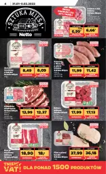 Gazetka promocyjna Netto - Gazetka spożywcza - Gazetka - ważna od 05.02 do 05.02.2022 - strona 4 - produkty: Gulasz wołowy, Por, Filet z piersi kaczki, Karkówka wieprzowa