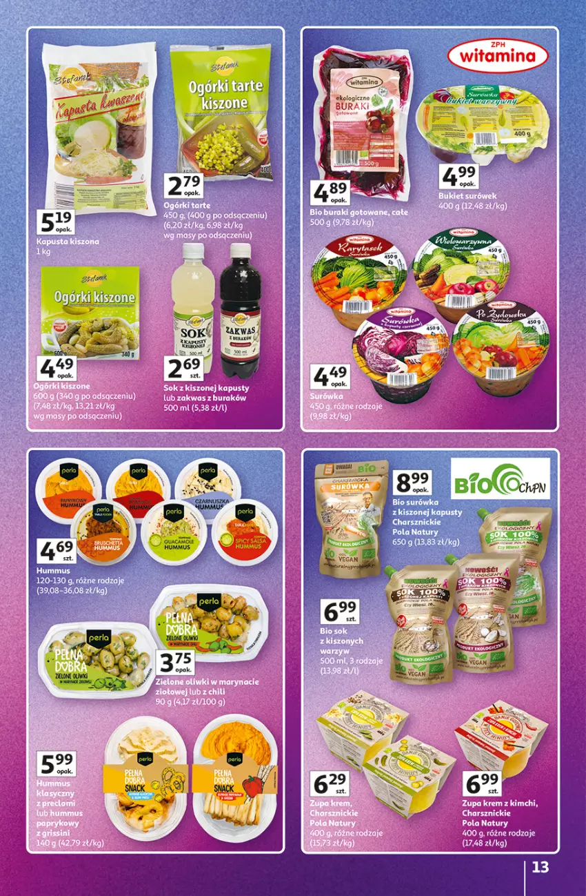 Gazetka promocyjna Auchan - 30 Lat Hipermarket Auchan Znane marki - ważna 15.10 do 21.10.2026 - strona 13 - produkty: Buraki, Ser