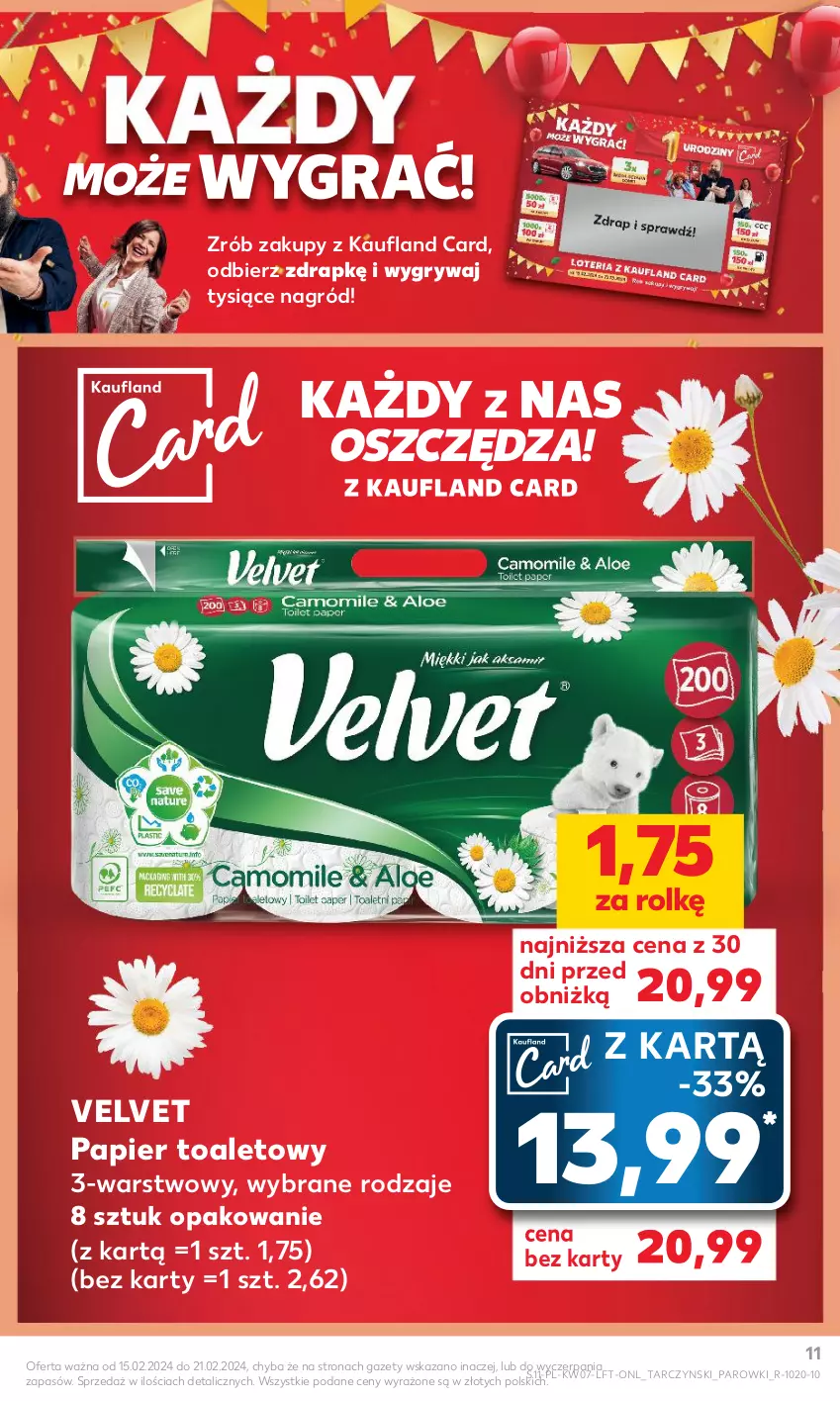 Gazetka promocyjna Kaufland - Od Czwartku - ważna 15.02 do 21.02.2024 - strona 11 - produkty: Gry, Papier, Papier toaletowy, Velvet