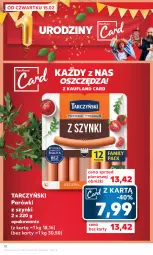 Gazetka promocyjna Kaufland - Od Czwartku - Gazetka - ważna od 21.02 do 21.02.2024 - strona 10 - produkty: Parówki, Parówki z szynki, Tarczyński