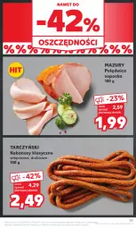 Gazetka promocyjna Kaufland - Od Czwartku - Gazetka - ważna od 21.02 do 21.02.2024 - strona 25 - produkty: Polędwica, Tarczyński, Kabanos