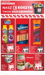 Gazetka promocyjna Kaufland - Od Czwartku - Gazetka - ważna od 21.02 do 21.02.2024 - strona 6 - produkty: Ryż na mleku, Kurczak, Krakus, Ryż, Jogurt, Parówki, Kosz, Napój jogurtowy, Tarczyński, Müller, Kabanos, Napój