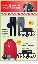 Gazetka promocyjna Kaufland - Od Czwartku - Gazetka - ważna od 21.02 do 21.02.2024 - strona 69 - produkty: Gra, Kosz, Adidas, Bluza z kapturem, Dres, Spodnie, Bluza, Spodnie dresowe