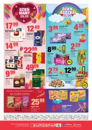 Gazetka promocyjna Spar - EuroSpar - Gazetka - ważna od 29.05 do 29.05.2024 - strona 8 - produkty: Torebka, Rum, Gra, Kawa ziarnista, Praliny, Kawa mielona, Kawa, Kosz, Dilmah, Dzieci, Lorenz, Jacobs, Krakersy, Merci, Fa, Oliwa