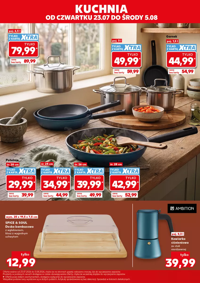 Gazetka promocyjna Kaufland - Kaufland - ważna 23.07 do 05.08.2026 - strona 5 - produkty: Kawiarka, Kuchnia