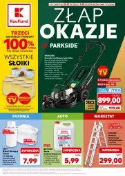 Gazetka promocyjna Kaufland - Kaufland - Gazetka - ważna od 05.08 do 05.08.2026 - strona 1 - produkty: Parkside, Kosz, Wkład filtrujący, Woda, Kosiarka