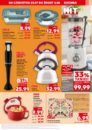 Gazetka promocyjna Kaufland - Kaufland - Gazetka - ważna od 05.08 do 05.08.2026 - strona 7 - produkty: Pojemnik szklany, Sos, Por, Blender ręczny, Blender, Czajnik, Kuchnia, Pojemnik, Deska do krojenia, Fa