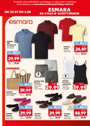 Gazetka promocyjna Kaufland - Kaufland - Gazetka - ważna od 05.08 do 05.08.2026 - strona 8 - produkty: Klapki, Sweter, Ser, Kosz, Koszulka, Baleriny, Torba, Bokserki