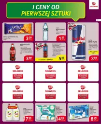 Gazetka promocyjna Selgros - Gazetka - ważna od 04.12 do 04.12.2024 - strona 23 - produkty: Nałęczowianka, Gin, Napój energetyczny, Papier, Red Bull, Coca-Cola, Papier toaletowy, Velvet, Pepsi, Delicje, Fairy, Woda, Napój, LG, Fa