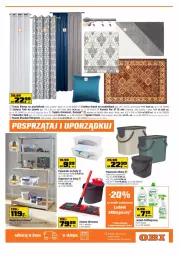 Gazetka promocyjna Obi - Gazetka OBI - Gazetka - ważna od 12.10 do 12.10.2021 - strona 7 - produkty: Tapeta, Ludwik, Mop, Gra, Buty, Organizer, Pojemnik, Zasłona, Karnisz, Firana, Poduszka, Dywan