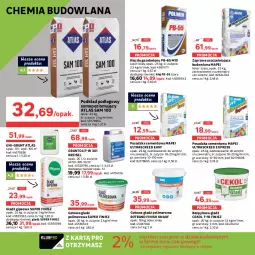 Gazetka promocyjna Leroy Merlin - Dla fachowców i nie tylko 2021 - Gazetka - ważna od 30.10 do 30.10.2021 - strona 4 - produkty: Mop, Gra, Finish, Rama, Karp, Klej, O nas, Siatka, LANA, Wełna, Gładź polimerowa, Płyta, Grunt, Olma, Cement, Podkład podłogowy, Podkład