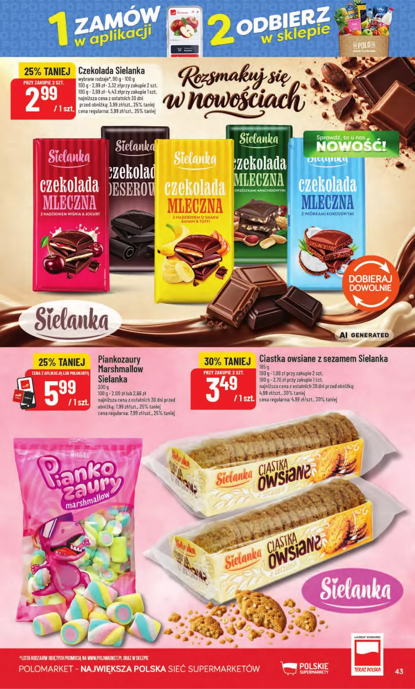 Gazetka promocyjna PoloMarket - Gazetka od 30.09 - ważna 30.09 do 06.10.2026 - strona 43 - produkty: Czekolada, Mars, Sezam