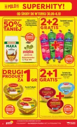 Gazetka promocyjna PoloMarket - Gazetka od 30.09 - Gazetka - ważna od 06.10 do 06.10.2026 - strona 12 - produkty: Sałatka, Ser, Paprykarz, Papryka, Pasztet, Dega, Sałat, Podlaski, Mąka, Mąka pszenna