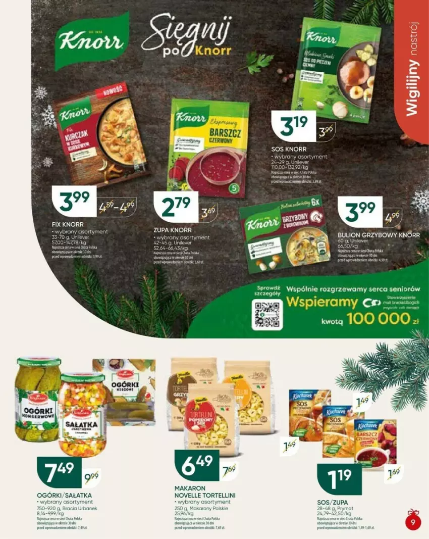 Gazetka promocyjna Chata Polska - ważna 11.12 do 22.12.2023 - strona 16 - produkty: Knorr, Makaron, Ser