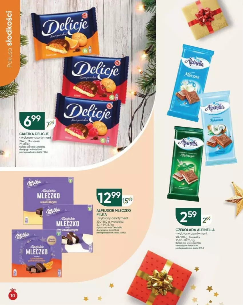 Gazetka promocyjna Chata Polska - ważna 11.12 do 22.12.2023 - strona 2 - produkty: Ciastka, Czekolada, Delicje, Kret, Milka, Mleczko