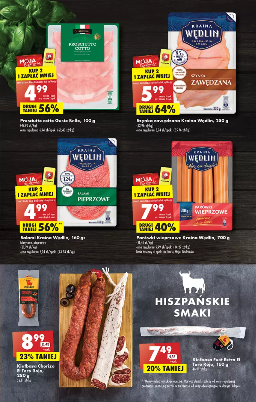 Gazetka promocyjna Biedronka - Gazetka - Biedronka.pl - ważna 26.12 do 31.12.2022 - strona 19 - produkty: Bell, Parówki, Prosciutto, Salami, Szynka