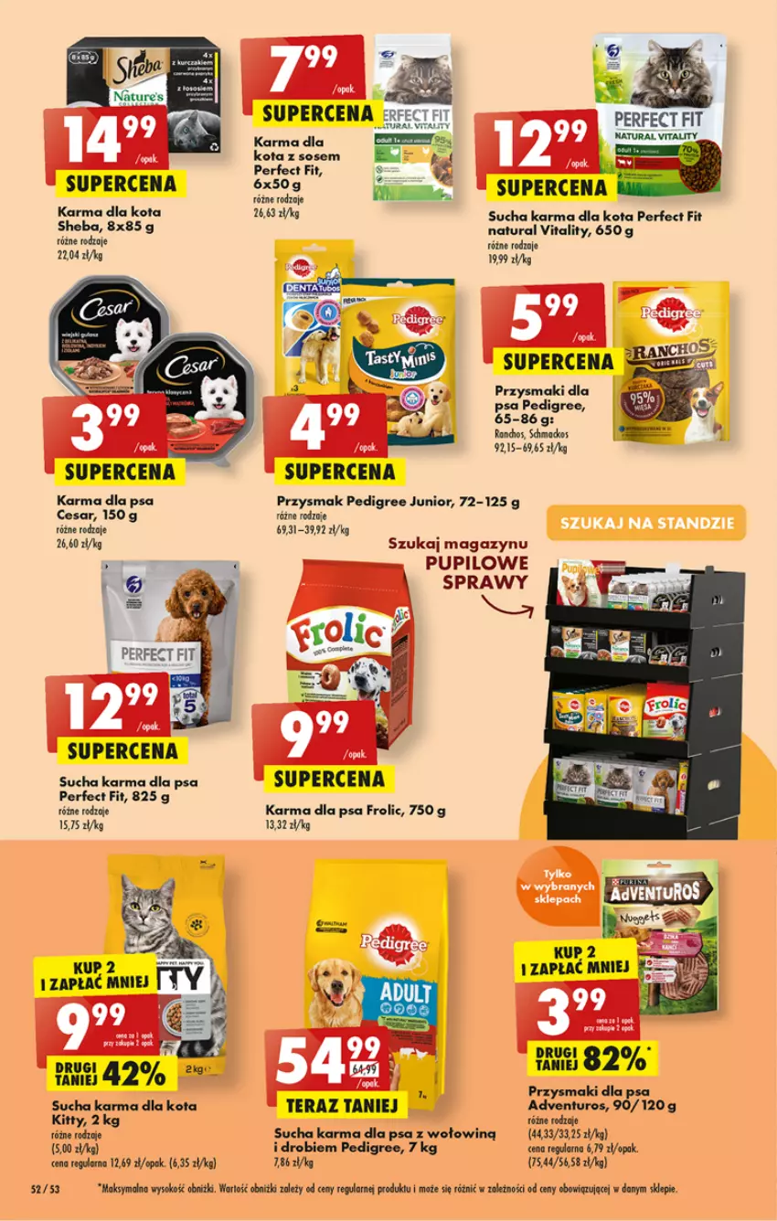 Gazetka promocyjna Biedronka - Gazetka - Biedronka.pl - ważna 26.12 do 31.12.2022 - strona 52 - produkty: Adventuros, Fa, Pedigree, Przysmaki, Sheba, Sos, Sucha karma, Tera