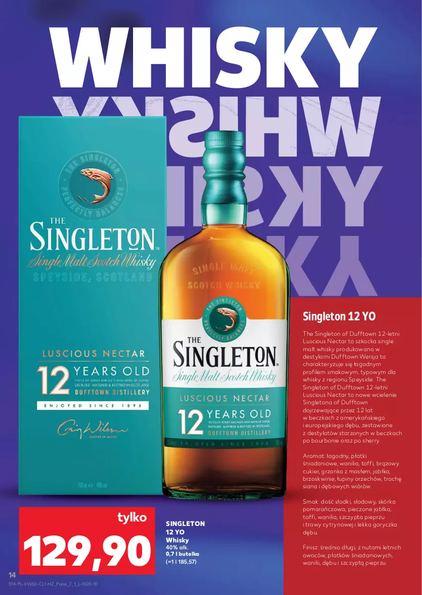 Gazetka promocyjna Kaufland - Barek Kauflandu - ważna 10.12 do 23.12.2025 - strona 14 - produkty: Bourbon, Brzoskwinie, Cukier, Danio, Jabłka, Koc, Piec, Pieprz, Whisky