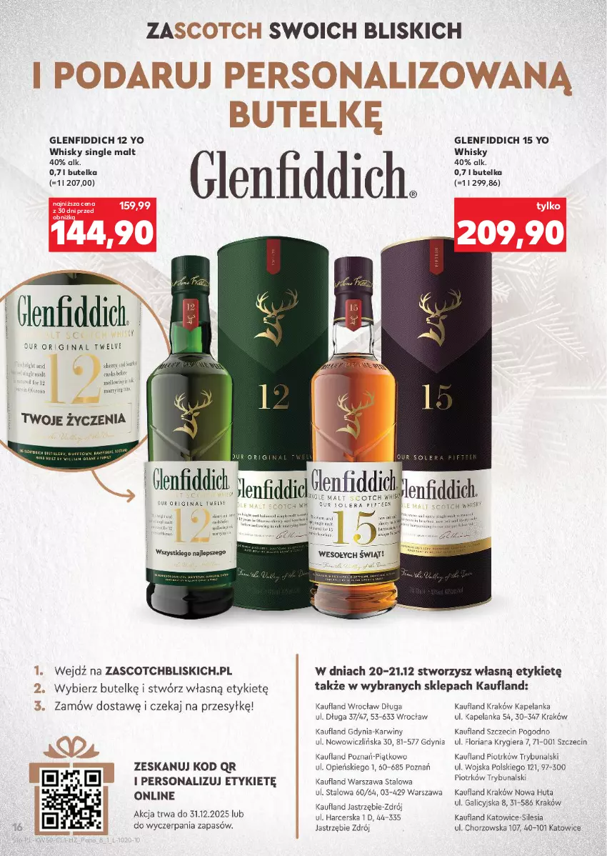 Gazetka promocyjna Kaufland - Barek Kauflandu - ważna 10.12 do 23.12.2025 - strona 16 - produkty: Whisky