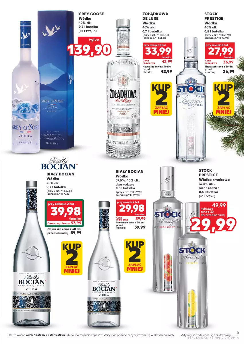 Gazetka promocyjna Kaufland - Barek Kauflandu - ważna 10.12 do 23.12.2025 - strona 5 - produkty: Biały Bocian, Stock, Wódka