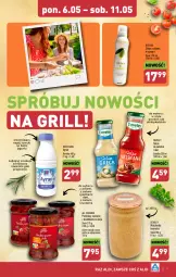 Gazetka promocyjna Aldi - Pełna oferta - Gazetka - ważna od 11.05 do 11.05.2024 - strona 7 - produkty: All Seasons, Mus, Jogurt, Salsa, Sałat, Oliwa z oliwek, Grill, Napój, Olej, Pomidory, Musztarda, Fa, Oliwa