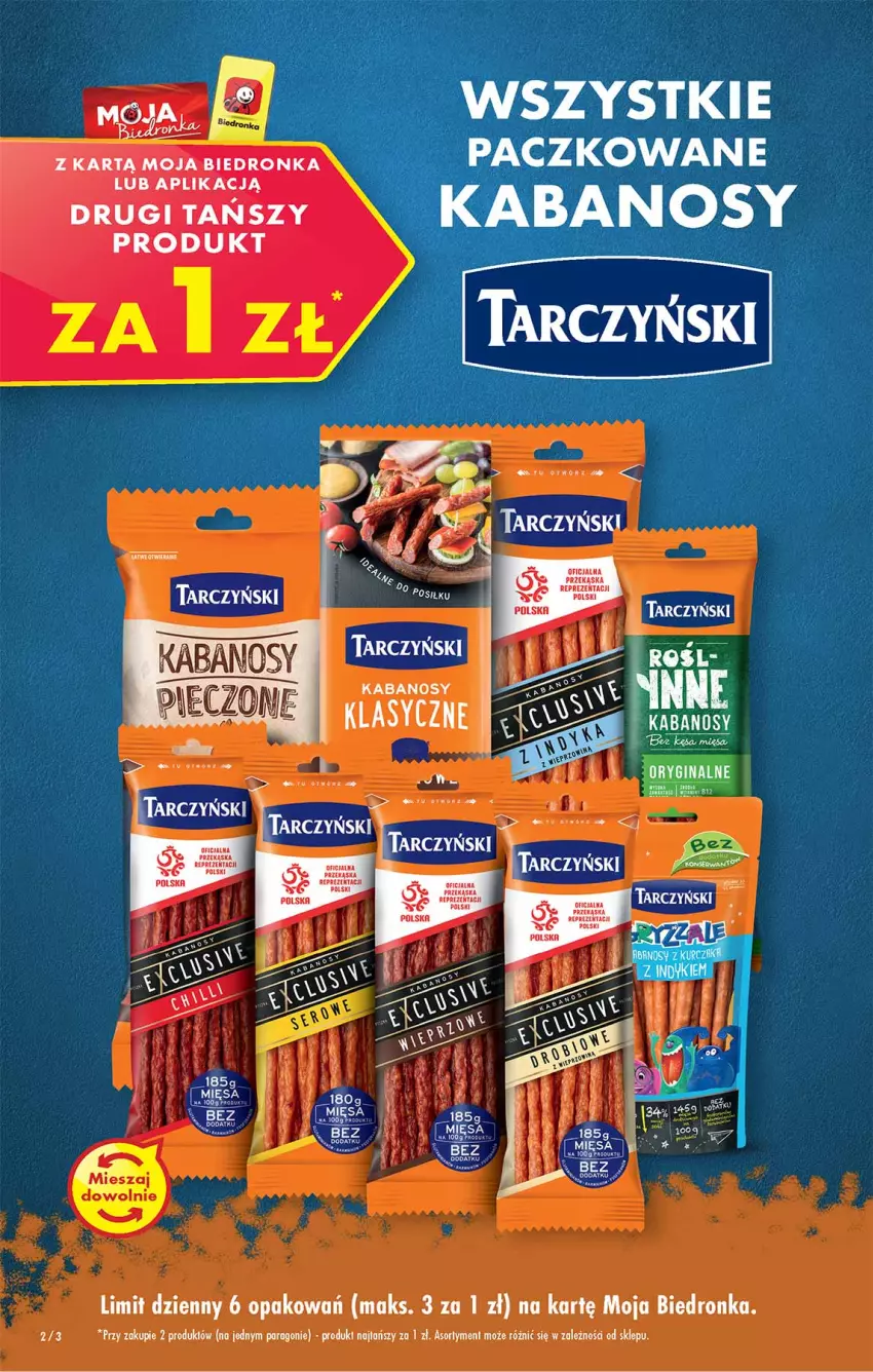 Gazetka promocyjna Biedronka - Gazetka - Biedronka.pl - ważna 28.11 do 03.12.2022 - strona 2 - produkty: Kabanos, Tarczyński