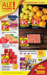 Gazetka promocyjna Biedronka - Gazetka - Biedronka.pl - Gazetka - ważna od 03.12 do 03.12.2022 - strona 1 - produkty: Polędwica, Mięso mielone, Ser, Gra, Coca-Cola, Pomarańcze, , Margaryna, Napój gazowany, Deser, Kasia, Napój, Mięso