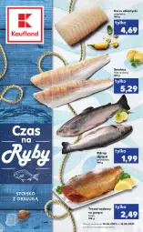 Gazetka promocyjna Kaufland - RYBY - Gazetka - ważna od 16.06 do 16.06.2021 - strona 1 - produkty: Polędwica, Tusz, Sandacz filet, Pstrąg, Dorsz, Sandacz