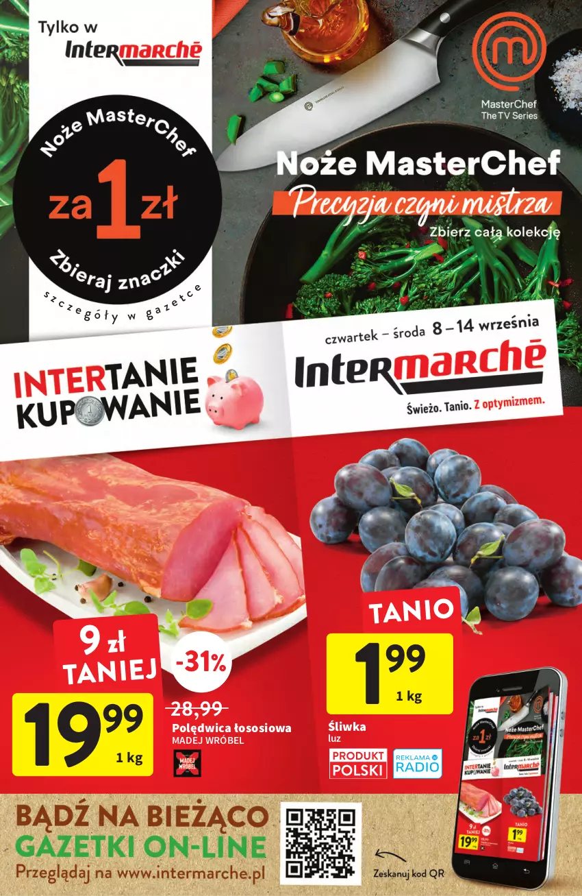 Gazetka promocyjna Intermarche - Gazetka Intermarche - ważna 08.09 do 14.09.2022 - strona 1 - produkty: Madej Wróbel, Polędwica, Sos