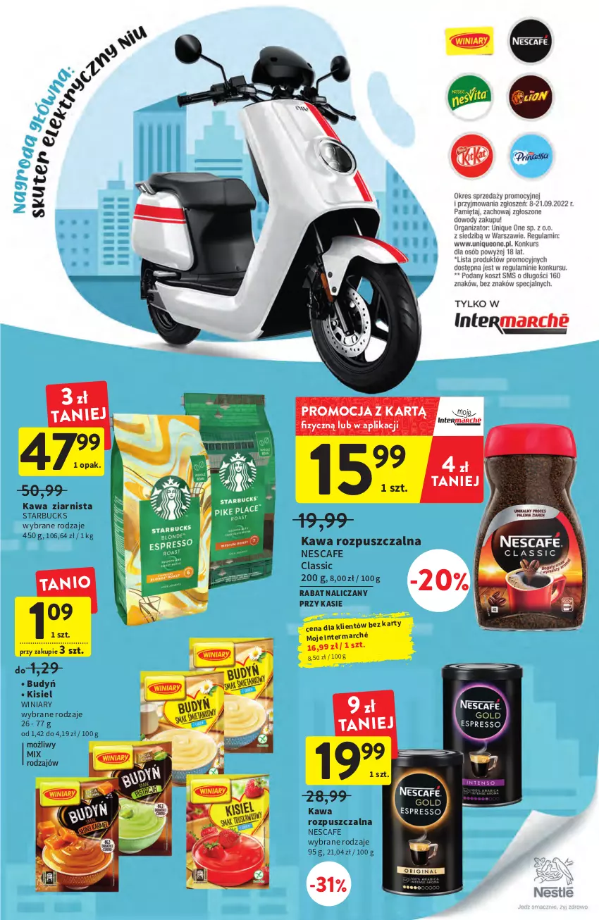 Gazetka promocyjna Intermarche - Gazetka Intermarche - ważna 08.09 do 14.09.2022 - strona 27 - produkty: Budyń, Kawa, Kawa rozpuszczalna, Kawa ziarnista, Kisiel, Winiary