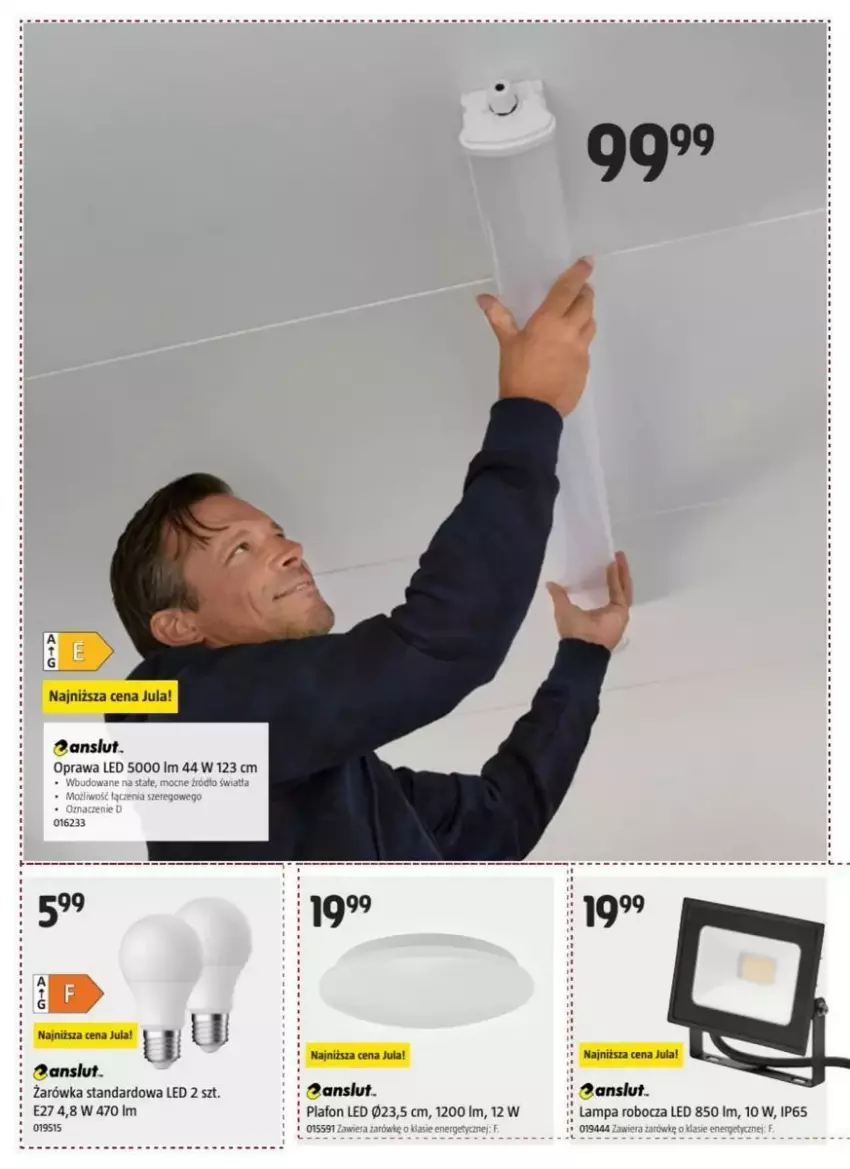Gazetka promocyjna Jula - ważna 22.05 do 04.06.2025 - strona 35 - produkty: Anslut, Fa, Lampa, Lampa robocza LED, Sos