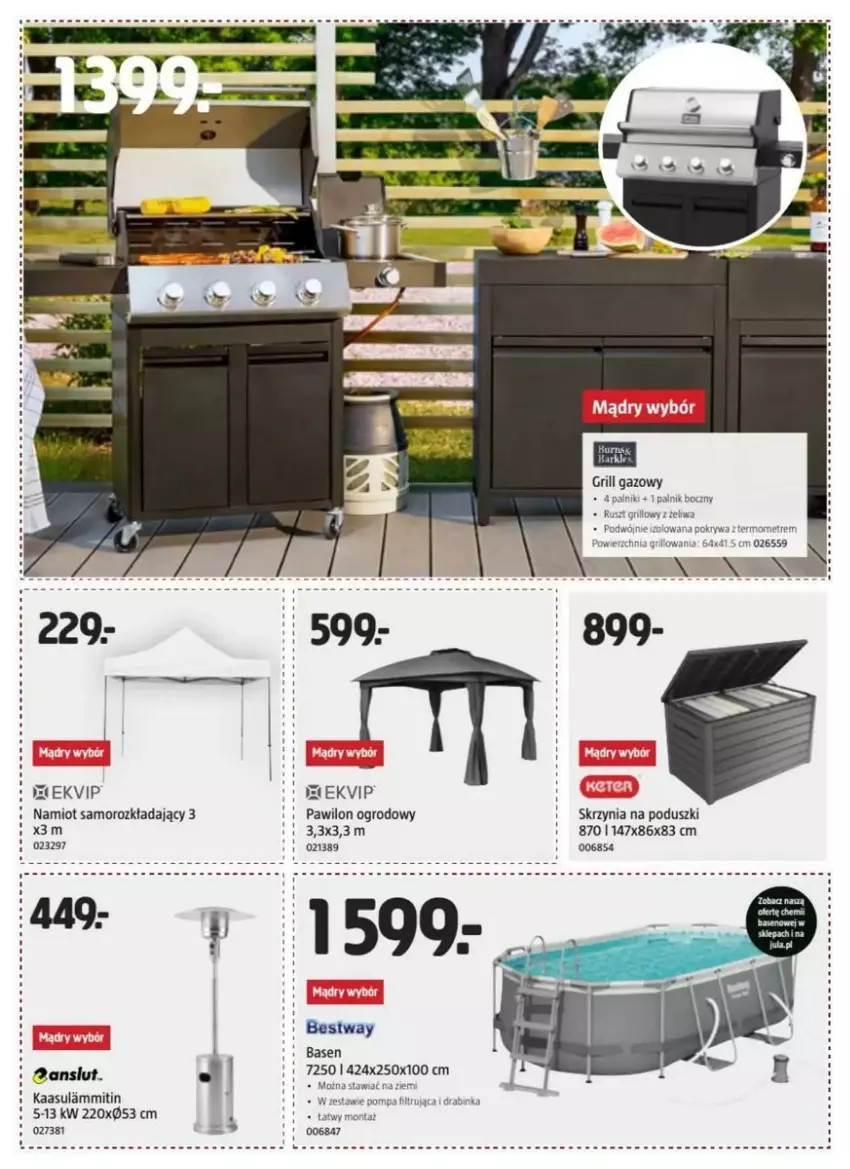 Gazetka promocyjna Jula - ważna 22.05 do 04.06.2025 - strona 7 - produkty: Anslut, Grill, Grill gazowy, Inka, Namiot, Pokrywa, Termometr