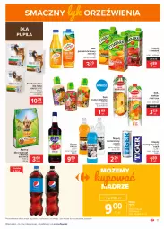 Gazetka promocyjna Carrefour - Gazetka Market - Gazetka - ważna od 13.03 do 13.03.2021 - strona 11 - produkty: Sok pomarańczowy, Sok, Napój energetyczny, Friskies, Kosz, Paola, Pepsi, Fortuna, Tiger, Napój izotoniczny, Tymbark, Syrop, Oshee, Kubuś, Napój, Sucha karma, Nektar, Hortex