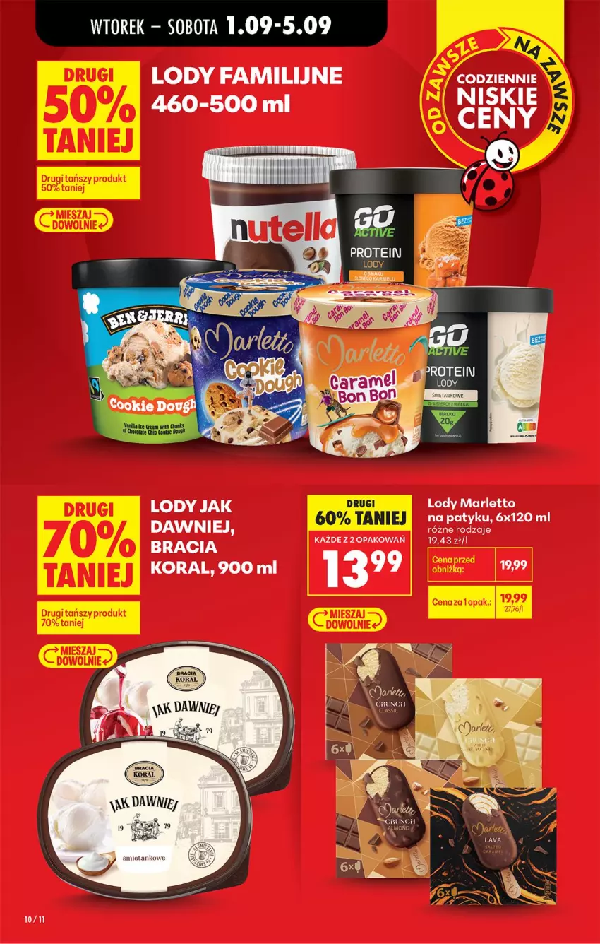 Gazetka promocyjna Biedronka - Od Wtorku - ważna 01.09 do 05.09.2026 - strona 10 - produkty: Fa, Lody