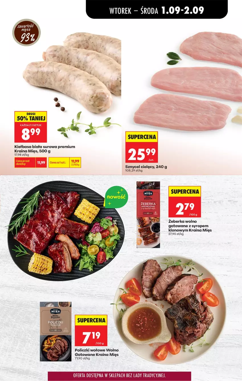 Gazetka promocyjna Biedronka - Od Wtorku - ważna 01.09 do 05.09.2026 - strona 35 - produkty: Fa, Kiełbasa, Kiełbasa biała, Policzki wołowe, Syrop