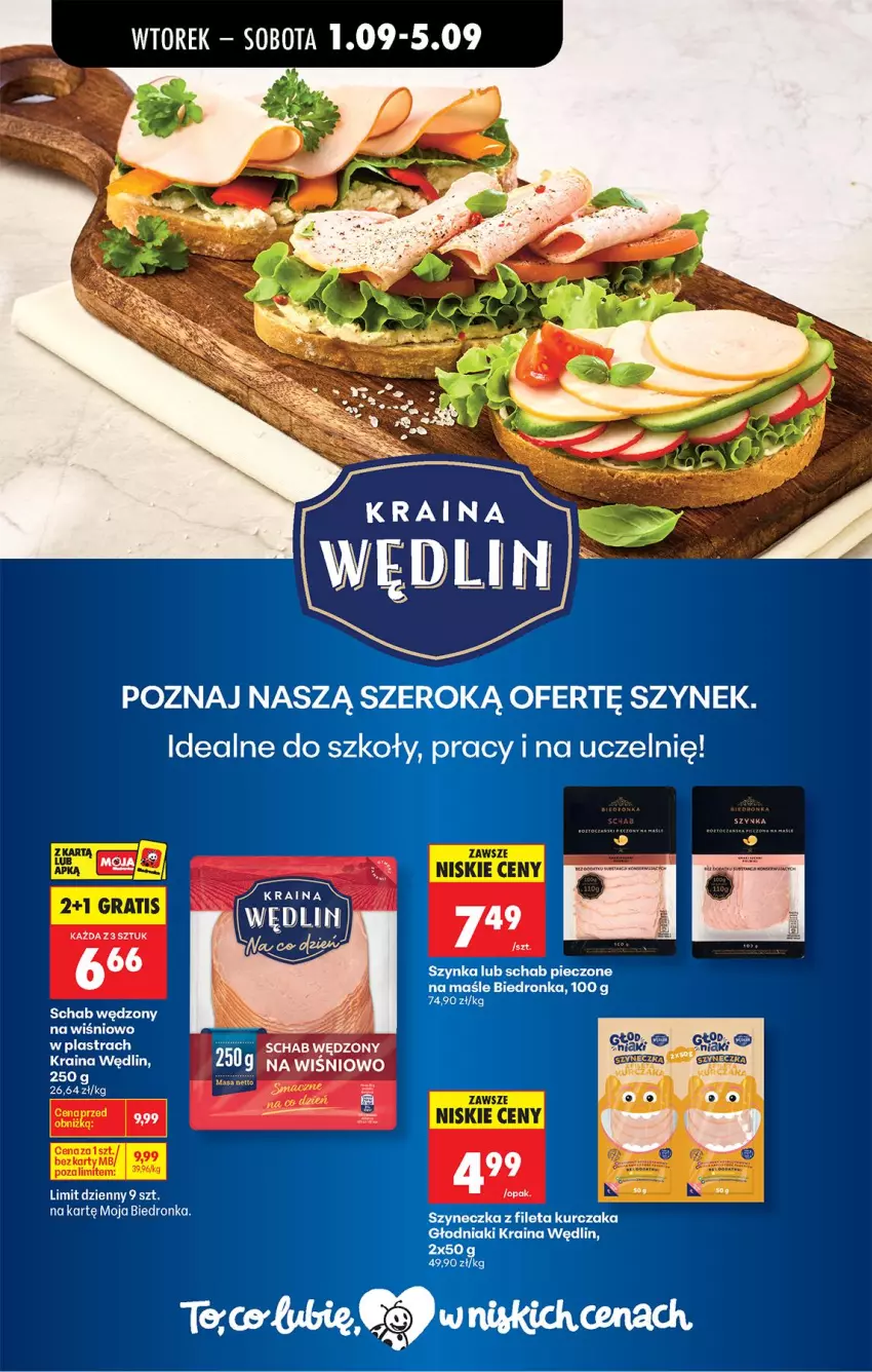 Gazetka promocyjna Biedronka - Od Wtorku - ważna 01.09 do 05.09.2026 - strona 39 - produkty: Kurczak, Piec, Szynka