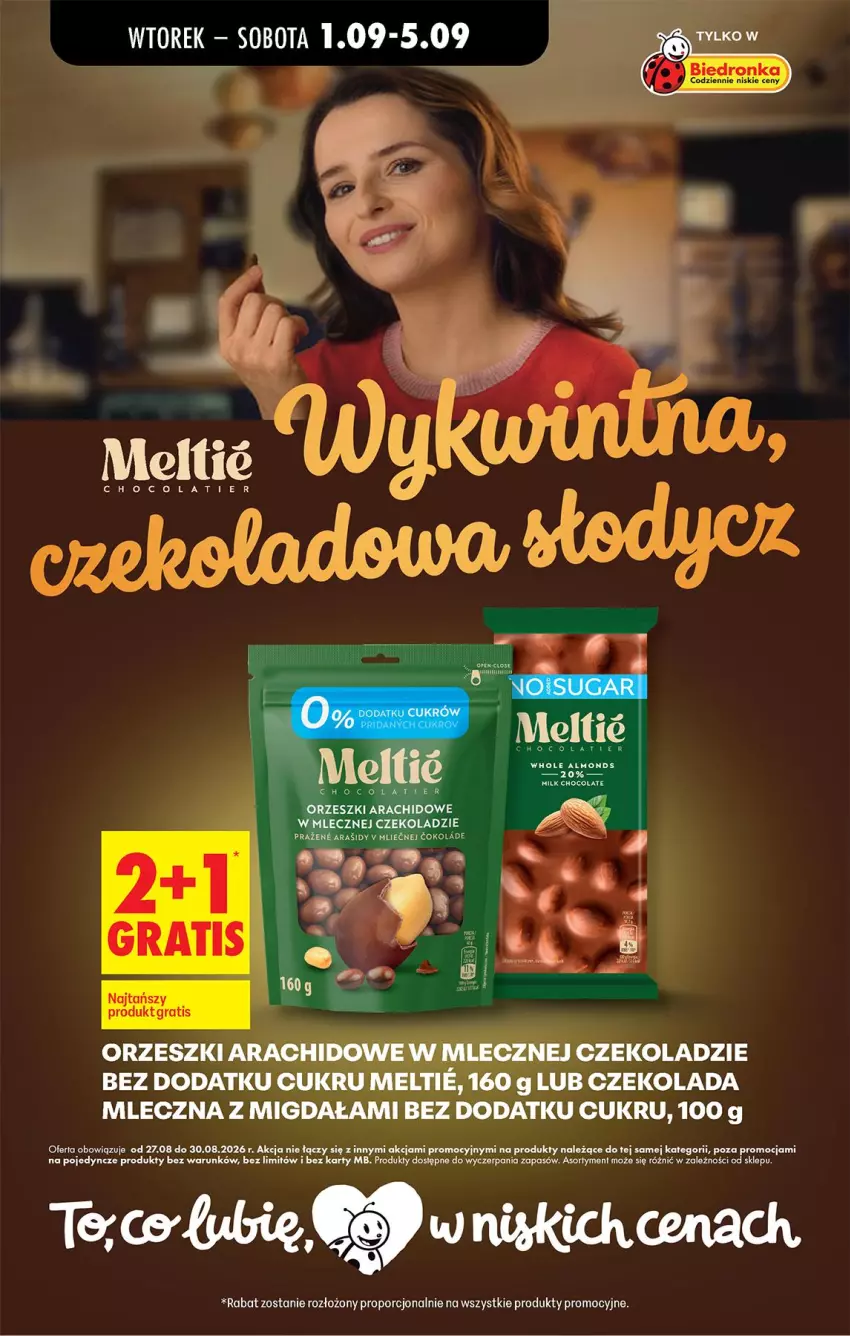 Gazetka promocyjna Biedronka - Od Wtorku - ważna 01.09 do 05.09.2026 - strona 58 - produkty: Czekolada, Czekolada mleczna, Orzeszki, Por