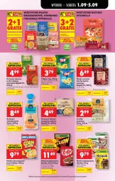 Gazetka promocyjna Biedronka - Od Wtorku - Gazetka - ważna od 05.09 do 05.09.2026 - strona 53 - produkty: Kit Kat, Corn flakes, Top, Por, Gra, Orzeszki, Nesquik, Papryka, Chipsy, Tortilla, Bułeczki, Lion, Baton, Danio, Orzeszki ziemne