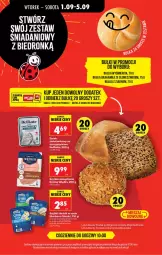 Gazetka promocyjna Biedronka - Od Wtorku - Gazetka - ważna od 05.09 do 05.09.2026 - strona 79 - produkty: Sos, Ser, Gra, Szynka, Serek, Bułka grahamka, Bułka