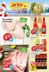 Gazetka promocyjna Prim Market - Gazetka - ważna od 03.01 do 03.01.2024 - strona 1 - produkty: Kurczak, Sok, Sokołów, Oranżada, Hellena, Skrzydełka z kurczaka, Napój